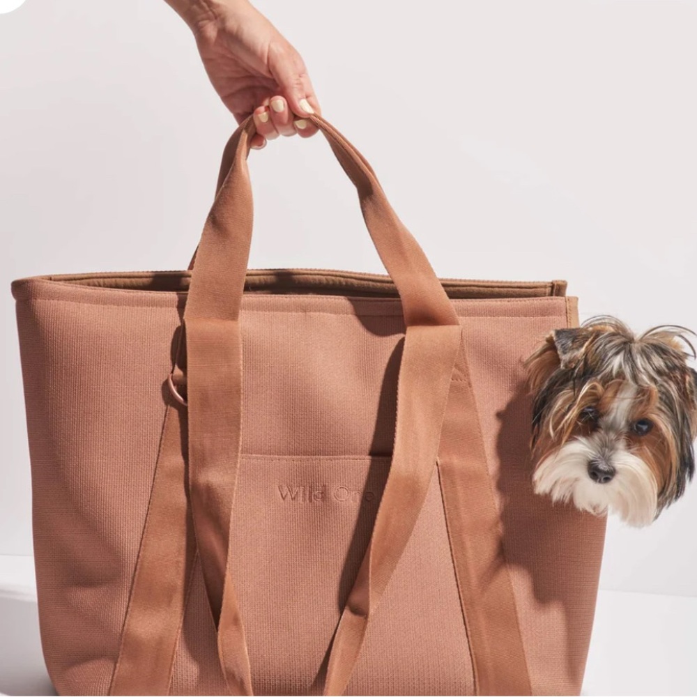 Wild One Everyday Dog/Pet Carrier - Cocoa 100% Recycled Tote Bag